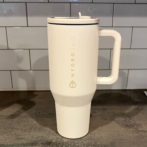 HydroJug Cream Tumbler with Handle